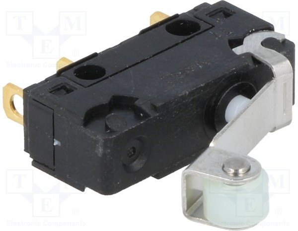 V4NCT7-AR1, Переключатель микропереключатель SNAP ACTION с рычагом (с роликом) SPDT