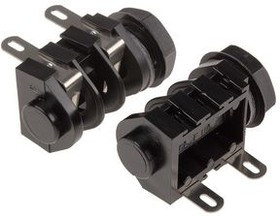 1104563, Audio Connector, Socket, Mono, Right Angle, 6.35 mm, Pack of 10 pieces