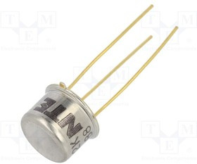 NTE488, Транзистор: NPN, биполярный, RF, 17В, 1А, 10Вт, TO39, Pвых: 4Вт