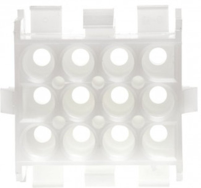 1-480709, Universal MATE-N-LOK Female Connector Housing, 12 Way, 3 Row