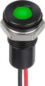 Q8F5BYYHRG12E, Многоцветные панельные индикаторы, Красный, Зеленый, 8 мм, R 20мА, G 20мА, R 2V, G 2.2V