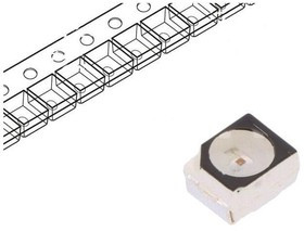 LTST-B680VEKT, LED; SMD; 3528,PLCC2; red; 710?1400mcd; 3.5x2.8x1.9mm; 120°; 20mA