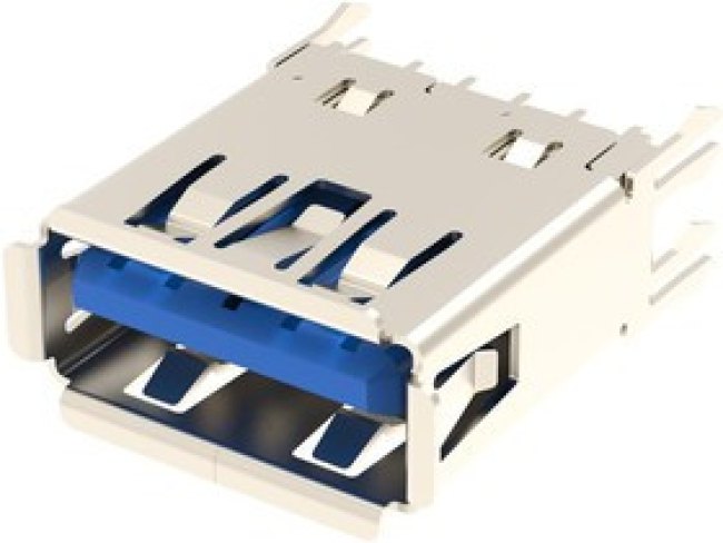 GSB412137CHR, Разъем USB, USB Типа A, USB 3.1, Гнездо, 9 вывод(-ов), Монтаж в Сквозное Отверстие, Вертикальный GSB412137CHR, Разъем USB, USB Типа A, USB 3.1, Гнездо, 9 вывод(-ов), Монтаж в Сквозное Отверстие, Вертикальный