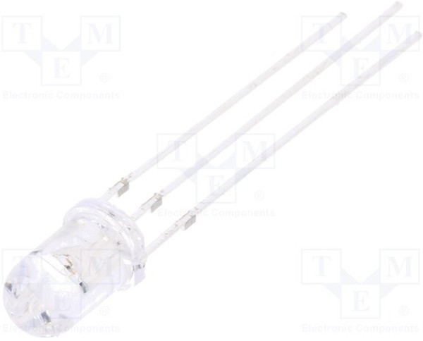 OSRBMC5B31A-5V, LED; 5mm; red/blue; 30°; Front: convex; 5V; Pitch: 2.54mm; -30?85°C OSRBMC5B31A-5V, LED; 5mm; red/blue; 30°; Front: convex; 5V; Pitch: 2.54mm; -30?85°C