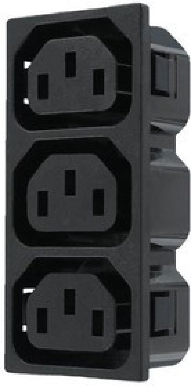 742W-15/20, AC Power Entry Modules 4 POS OUTLET SOLDER TAB