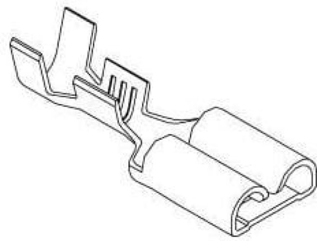 35718-0900, Terminals .187 SLIP-ON REC 35718-0900, Terminals .187 SLIP-ON REC