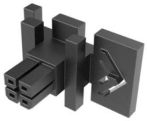 10159684-04GLF, Headers & Wire Housings MinitekPwr 3.0Dual Row RECP 4POSBlack 10159684-04GLF, Headers & Wire Housings MinitekPwr 3.0Dual Row RECP 4POSBlack