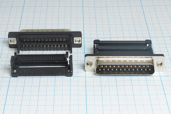 шт D-SUB\25P\обж шлейф\DI-25M; №2546 штек D-SUB\25P\обж шлейф\\DI-25M