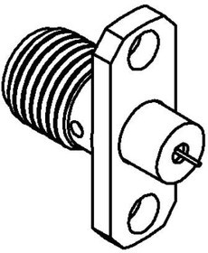 R125617001, RF Connectors / Coaxial Connectors SMA / 2 HOLE FLANGE JACK RECEPTACLE WITH SHOULDER CONTACT R125617001, RF Connectors / Coaxial Connectors SMA / 2 HOLE FLANGE JACK RECEPTACLE WITH SHOULDER CONTACT