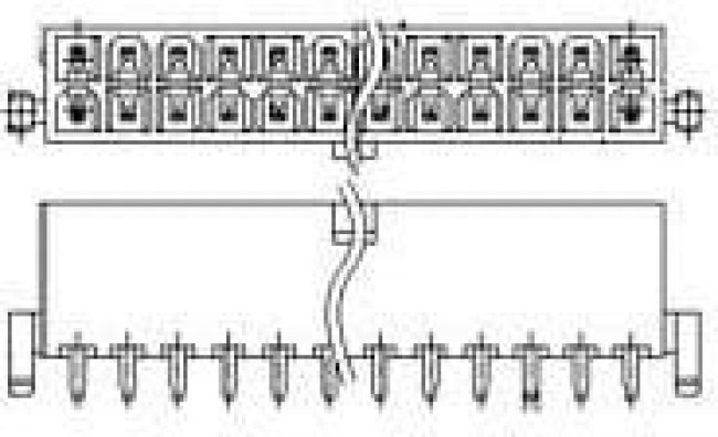 2-1775099-0, Power to the Board 600V 9A max Dual Action Conn