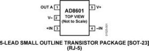 AD8601ARTZ-REEL, Precision Amplifiers Single Precision CMOS R-R OP AMP