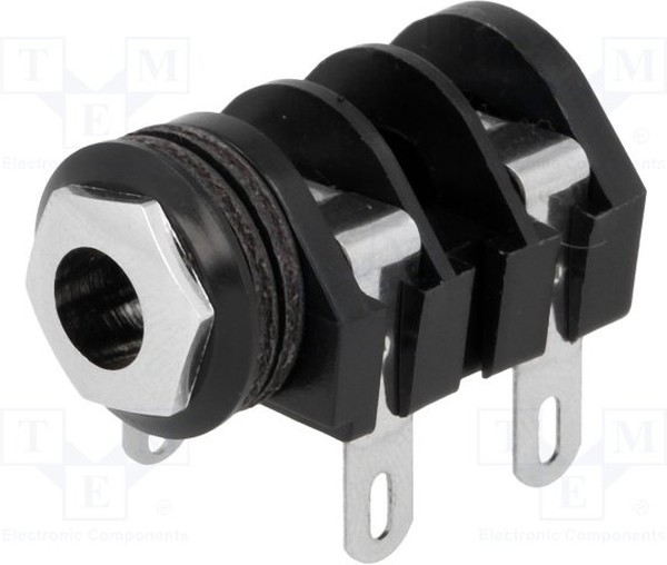 CL1298A, Гнездо, Jack 6,3мм, "мама", Кол-во полюс: 2, угловой 90°, Серия: S4 CL1298A, Гнездо, Jack 6,3мм, "мама", Кол-во полюс: 2, угловой 90°, Серия: S4