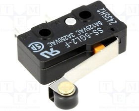 SS-5GL2-F, Basic / Snap Action Switches 5A Switch Basic SPDT Solder