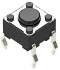 SKHHAJA010, Tactile Switch, 1NO, 0.98N, 6.5 x 6mm, SKHH