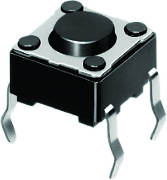 SKHHAJA010, Tactile Switch, 1NO, 0.98N, 6.5 x 6mm, SKHH