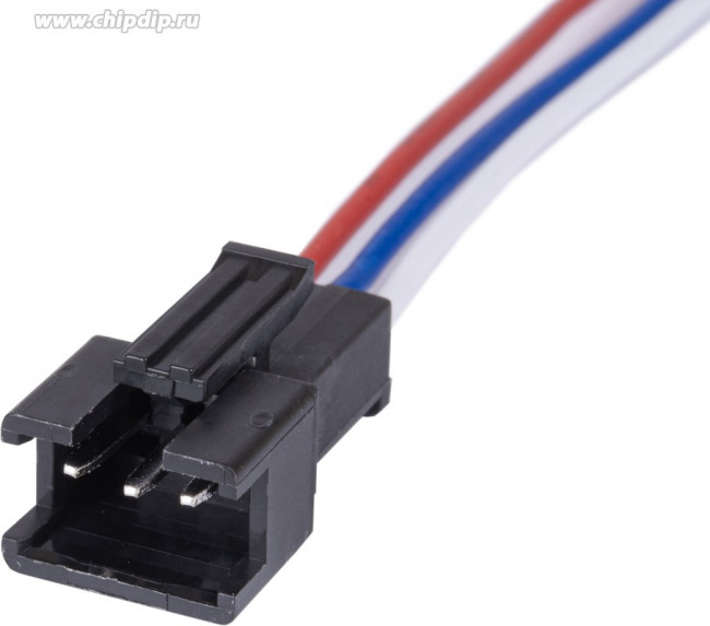 SCT2505FH-03PL100 (HK0083-0006), Розетка на кабель 2,5мм 3pin с проводом 100мм SCT2505FH-03PL100 (HK0083-0006), Розетка на кабель 2,5мм 3pin с проводом 100мм