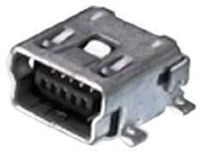 1-1734035-1, USB Connectors 5P MINI TYPE B RECPT SMT W/O POSTS 1-1734035-1, USB Connectors 5P MINI TYPE B RECPT SMT W/O POSTS
