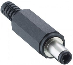 1633 04, Разъем Питания DC, Штекер, 4 А, 9.5 мм, Монтаж на Кабель, Пайка