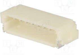 NX1001-08SMR, Гнездо, провод-плата, "папа", 1мм, PIN: 8, SMT, 50В, 1А, луженые