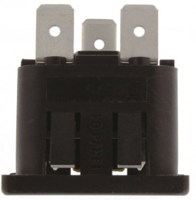PX0575/10/63, IEC Power Connector, IEC C14 Inlet, 10 А, 250 В AC, Быстрое Соединение, Snap-In, Flange Mount PX0575/10/63, IEC Power Connector, IEC C14 Inlet, 10 А, 250 В AC, Быстрое Соединение, Snap-In, Flange Mount