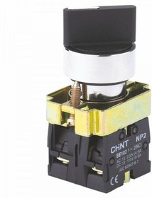 573977, Переключатель NP2-BD21, 2 положения фиксацией, 1НО, IP40 (R)