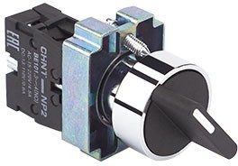 573977, Переключатель NP2-BD21, 2 положения фиксацией, 1НО, IP40 (R)