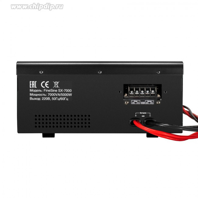 EX296687RUS, Комплект ИБП EX296005RUS + батарея 65Aч EX282982RUS 4шт (инвертор, синус, для котла, настенный) ExeGate FineSine SX-7000.LCD.AV