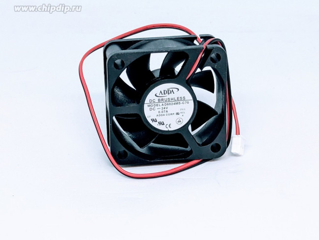 Вентилятор Adda DC Brushless AD5024MS-C70 DC 24v 0.07A 50x20