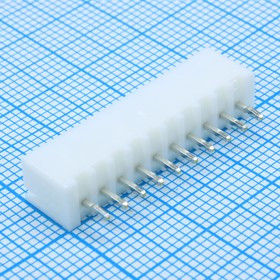 B10B-XH-A (LF)(SN), (B10B-XH-A, CWF-10, WK-10), Разъём штыревой на плату серия XH 10 контактов шаг 2.5мм вертикальный монтаж в отверстие B10B-XH-A (LF)(SN), (B10B-XH-A, CWF-10, WK-10), Разъём штыревой на плату серия XH 10 контактов шаг 2.5мм вертикальный монтаж в отверстие