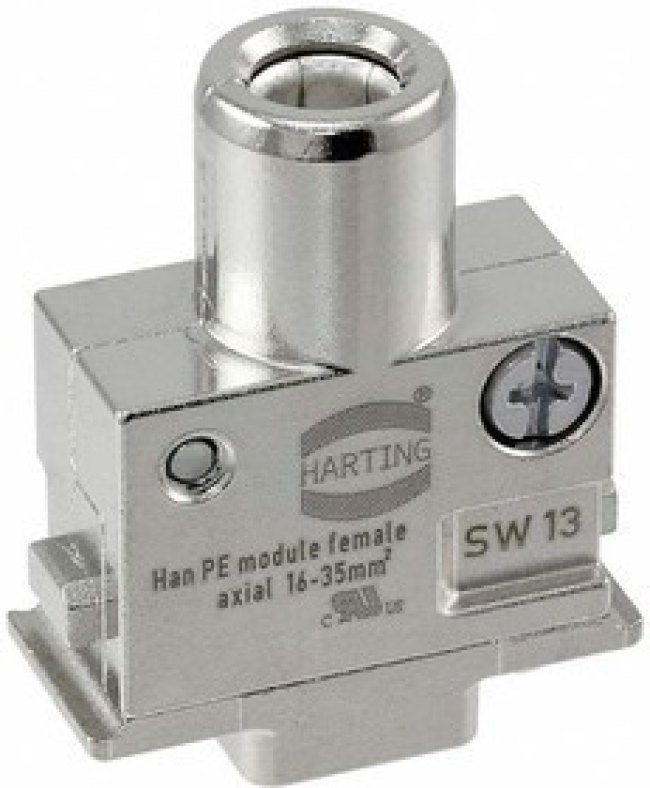 09140012733, Heavy Duty Power Connector Module, Female, Han-Modular Series, 1 Contacts