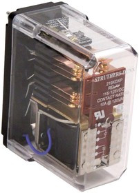 219XDXP-115/125VDC, RELAY, 4PDT, 240VAC, 28VDC, 10A