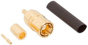 142229, RF Connectors / Coaxial Connectors SMB ST CRIMP PLUG 178/196U GOLD
