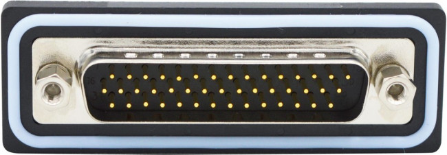 HDF-V44-113L011, D-Sub High Density Connectors 44 pin vert solder M flash 4-40 int thrd