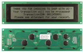 NHD-0440AZ-RN-FBW, LCD Character Display Modules &amp; Accessories FSTN (+) Refl 190.0 x 54.0