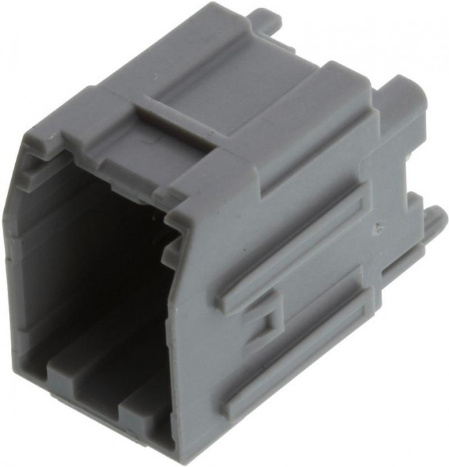 34690-0081, Automotive Connectors STAC64 VERT HDR 8CKT T GRY POL B TRAY
