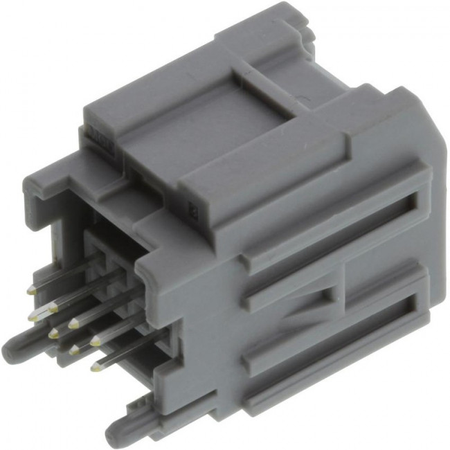 34690-0081, Automotive Connectors STAC64 VERT HDR 8CKT T GRY POL B TRAY