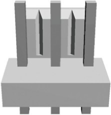 1-1123723-3 (B3P-VH), Разъем 3 pin шаг 3.96мм