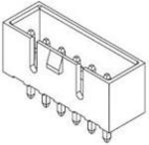 0353130560, Conn Shrouded Header (4 Sides) HDR 5 POS 3.96mm Solder ST Top Entry Thru-Hole Bag 0353130560, Conn Shrouded Header (4 Sides) HDR 5 POS 3.96mm Solder ST Top Entry Thru-Hole Bag