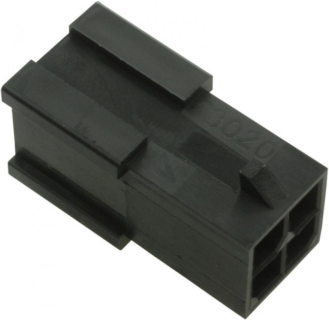 43020-0409, Headers &amp; Wire Housings MicroFit 30 Plug DR 4Ckt HF Glow Wire