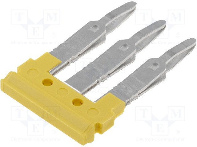 ZQV 2.5N/3, Соедин. мостик для клемм WDU2,5 3-полюсный 24A