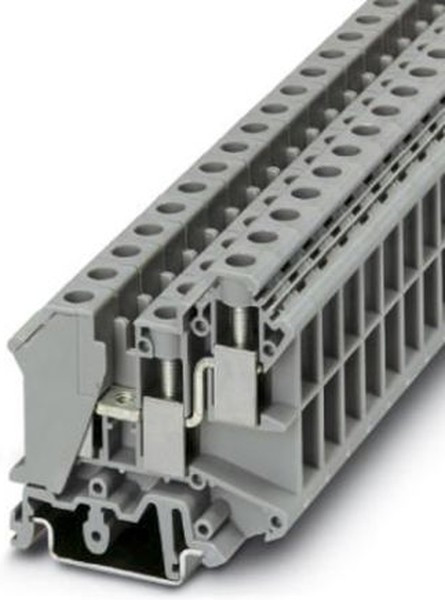 3005196, UK 10-TWIN Series Grey Fused DIN Rail Terminal, Double-Level, Screw Termination, Fused 3005196, UK 10-TWIN Series Grey Fused DIN Rail Terminal, Double-Level, Screw Termination, Fused