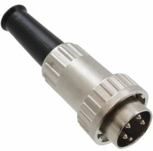 09CL4MX, CONNECTOR, DIN, PLUG, 4 POSITION