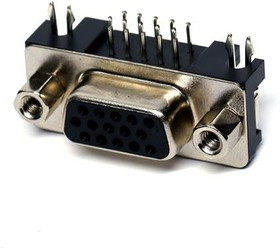 193-015-213R561, D-Sub High Density Connectors R/A F/M 15P D-SUB