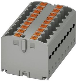3273308, DIN Rail Terminal Blocks PTFIX 18X2,5 GY 2.5mm2 slf-assmb MNT