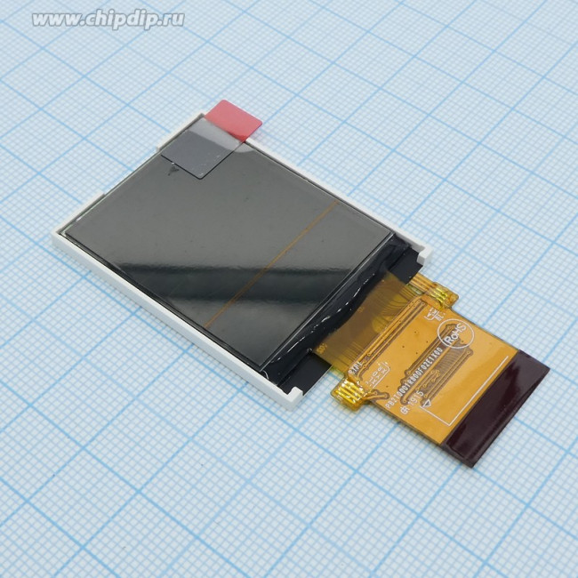 WF18FTLAADNN0#, (TFT 1.77"), TFT 1.77" 128x160, LED подсветка, контроллер ST7735Sинтерфейс MCU, 500cd/m2, -20...+70C