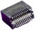0744410001, Гнездо, SFP, PIN 20, позолота, 30В, Цвет черный, SMT, 0,5А