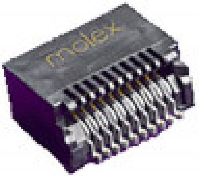 0744410001, Гнездо, SFP, PIN 20, позолота, 30В, Цвет черный, SMT, 0,5А