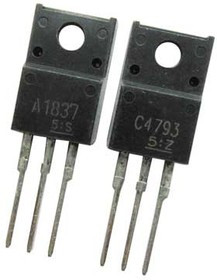 2SA1837+2SC4793, транзисторная пара TO220