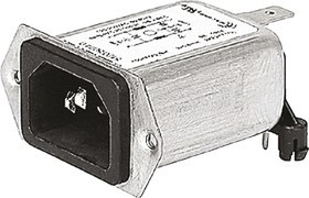 5120.0003.0, 4A, 250 V ac Male Panel Mount Filtered IEC Connector 5120.0003.0 None Fuse