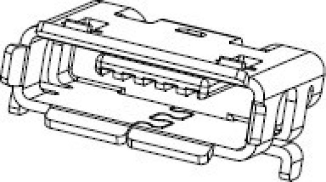 47589-1001, Разъем USB, Micro USB Типа AB, USB 2.0, Гнездо, 5 вывод(-ов), Поверхностный Монтаж, Прямой Угол